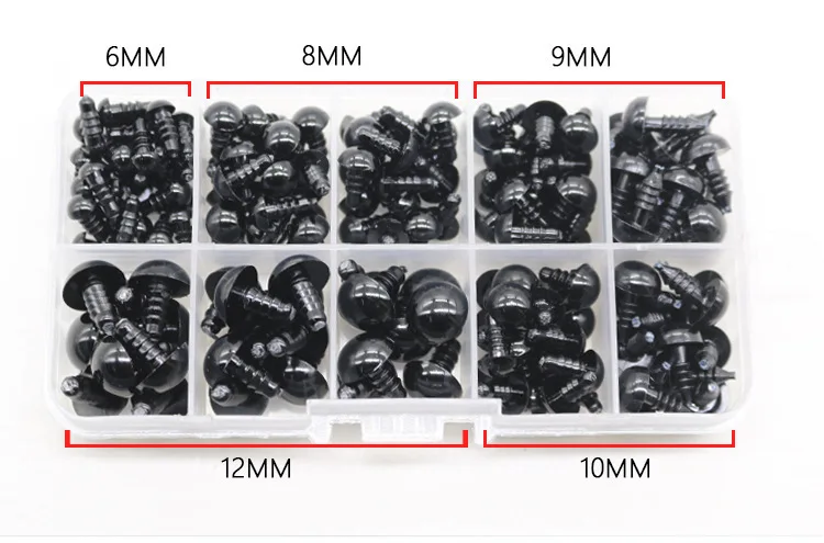 142 шт пластиковые плюшевые игрушки глаза DIY в штучной упаковке аксессуары игрушки для детей ручной вязки ремесла мягкая кукла глаза медведь