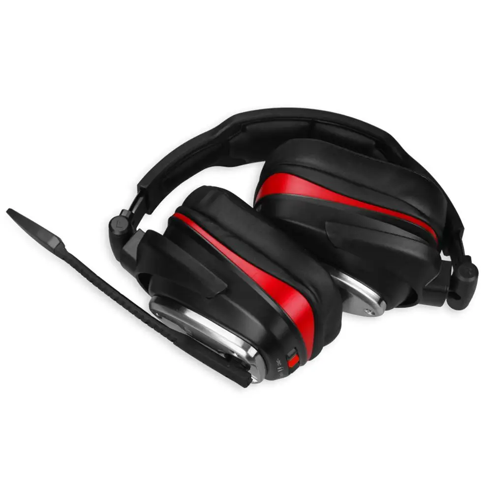 HUHD Wireless gaming headsets for ps4 pc switch tv headsets gamer without time delay for PC 7 1 channel headphones for gamer