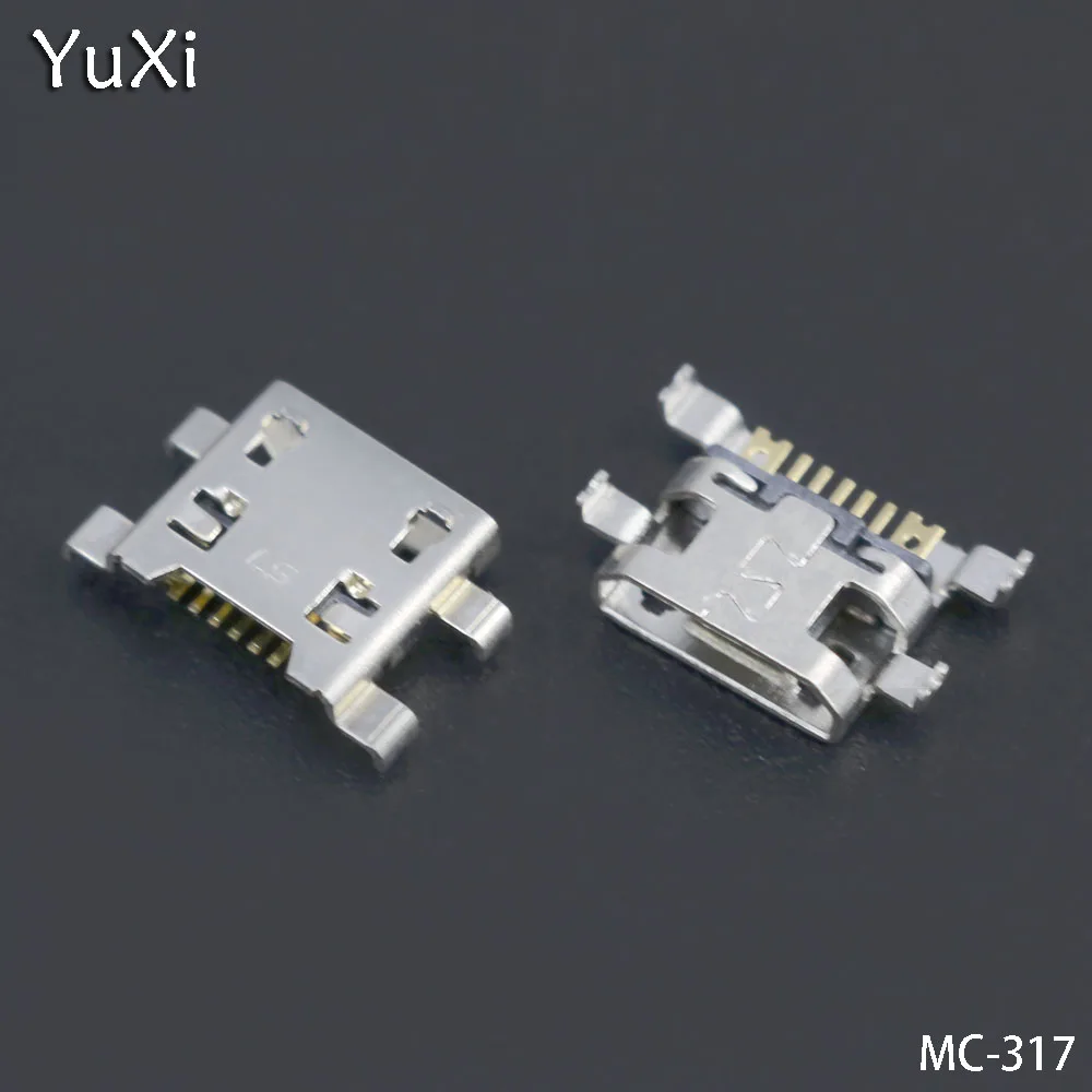 YuXi 50 шт./лот разъем Micro Usb для зарядки LG G4 F500 H815 V10 K10 K420 K428 док станция|Соединители| |