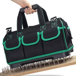 Bolsa de herramientas portátil con ruedas, multifunción, gruesa, impermeable, de lona, almacenamiento, garaje, viaje, Moto, electricista, organizador de herramientas