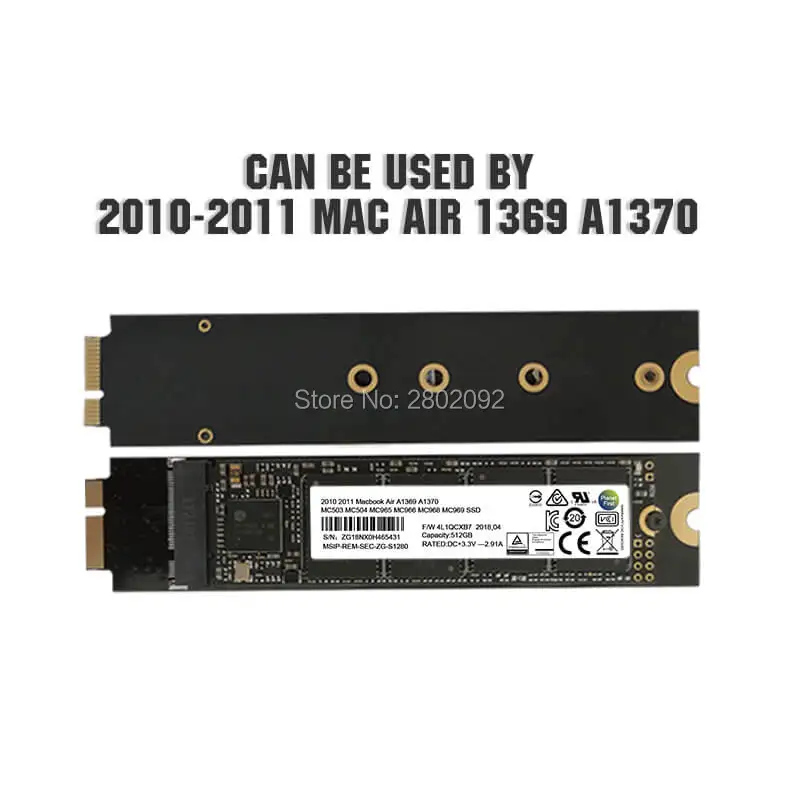Новый Macbook Air A1369 A1370 для 2010 2011 128 ГБ 256 512 1 ТБ 2 SSD MC503 MC505 MC 506 MC965 MC966 MC968 MC969|Внутренние