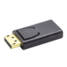Mini DP display port Male-HDMI Female M/M Кабель-адаптер для компьютеров черный