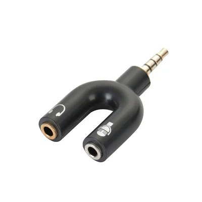 200pcs 3 5MM Extension Earphone Headphone Audio Spliter Cable Adapter 1 Male to 2 Female Converter High Quality For phone MP3