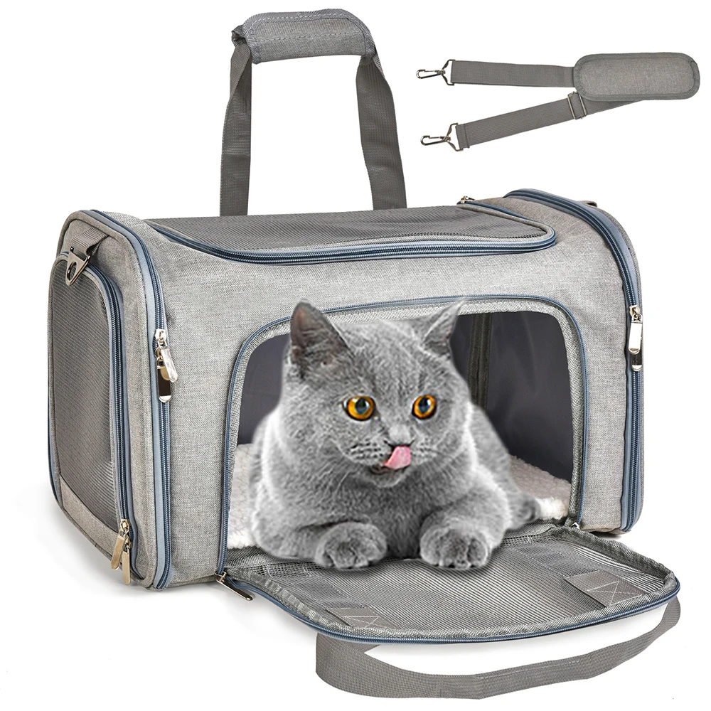 Dog Cat Carrier Dog Backpack...