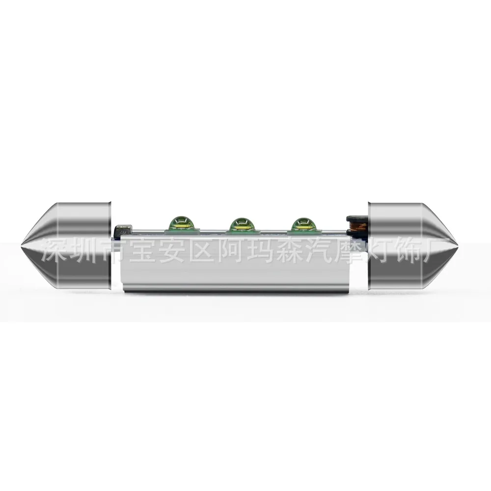 Двухсторонний номерной знак 3smd 3030 лампа для чтения автомобиля 24Vled крыша свет [Прямая с фабрики]