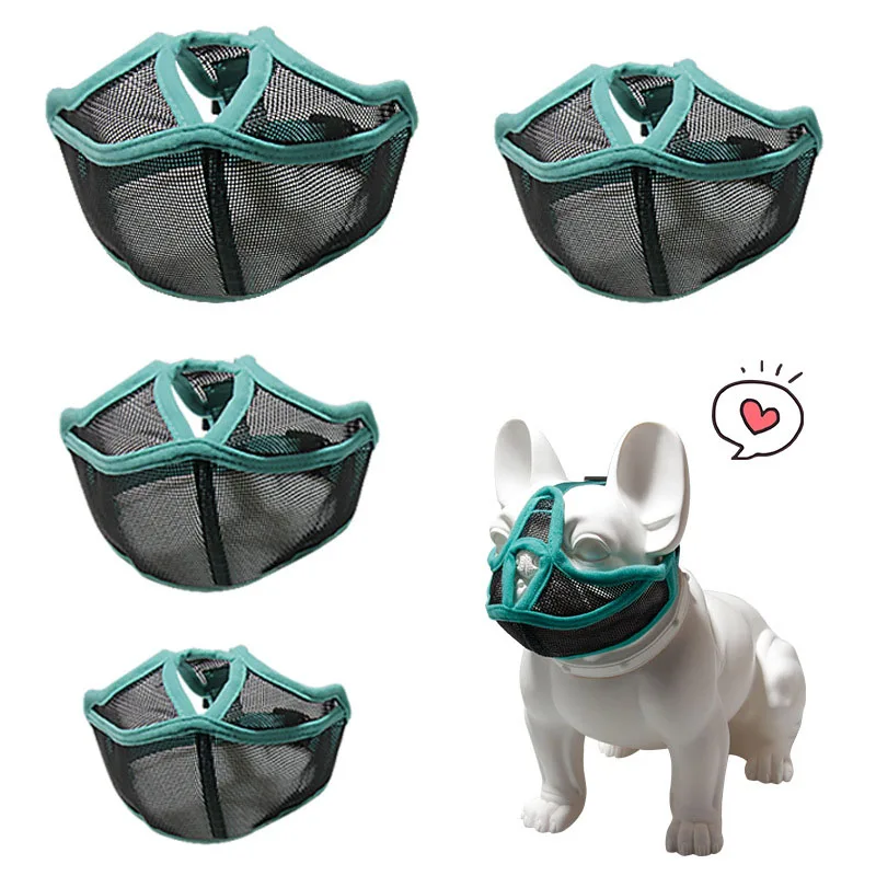 Dog Accessories Dog Supplies Short Snout Dog Muzzles Adjustable Soft