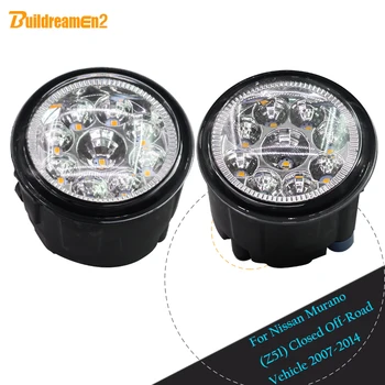 

Buildreamen2 For Nissan Murano (Z51) Closed Off-Road Vehicle 2007-2014 H8 H11 Car LED Lamp Fog Light Daytime Running Light DRL