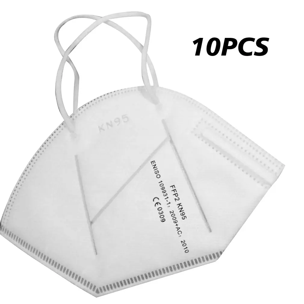 

10pcs KADI Protective Mask High Efficiency Filtration 3D Fitting Design Efficient Smooth Respirator Fresh