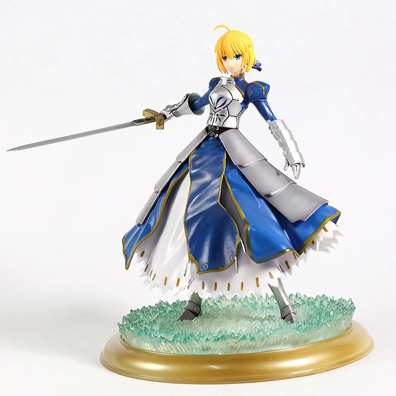 Fate/Grand Order Saber Altria Pendragon Deluxe Edition 1/7 Масштаб ПВХ фигурка Коллекционная модель игрушки с светильник