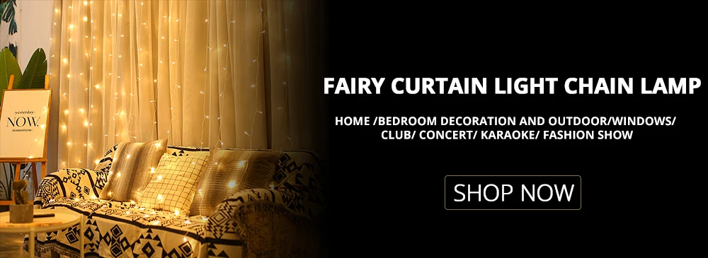 Jsex Levou Cortina Sincelo Seqüência de Luz Luzes de Iluminação do Feriado de Natal Negócio Faily Guirlanda 220v Interior ao ar Livre Casa Decoração 3 Fios de LED