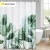 NICETOWN 60 Patterns Green Plant Shower Curtain Ванная Комната Водонепроницаемые полиэфирные Листья 3D Печать занавесок для душа ванной Комнаты