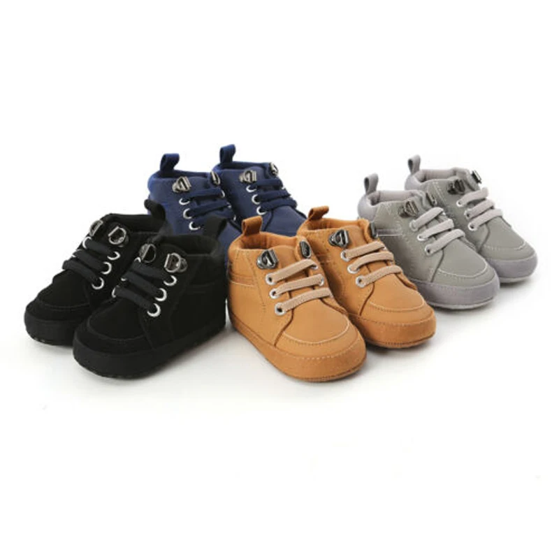 0-18M Baby Shoes Boy Girl Newborn Soft Soles Leather Crib Soft Sole Shoe Sneaker