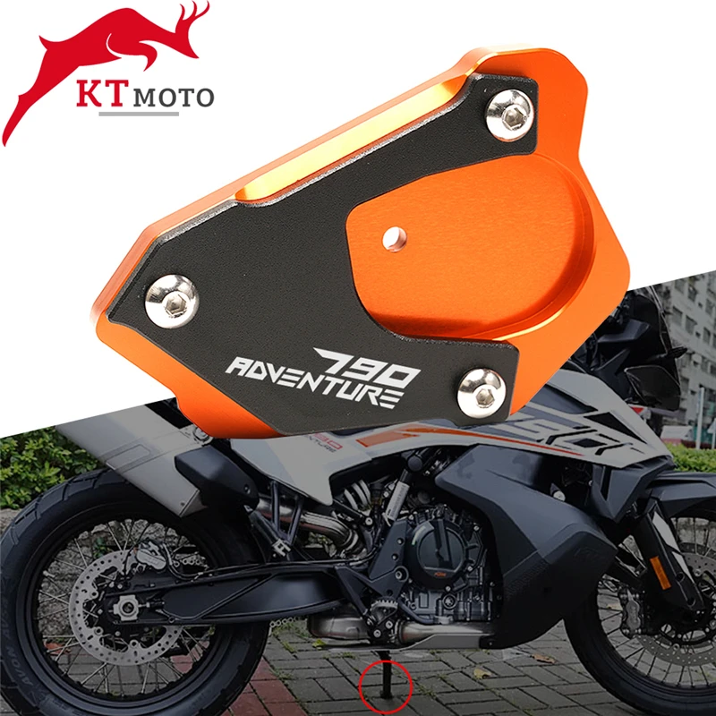 For KTM 790Adventure R 790 Adventure S 2019 2022 Motorcycle CNC Kickstand Foot Side Stand