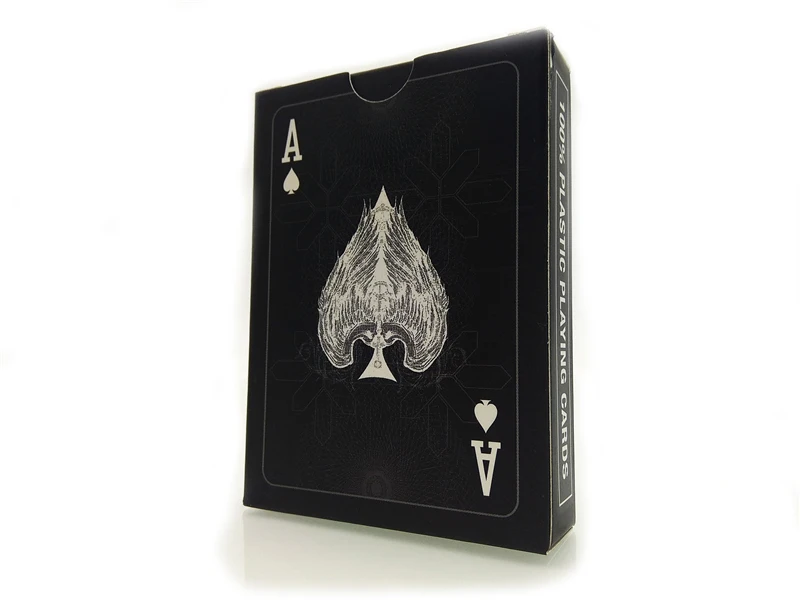54 шт. водонепроницаемая черная пластиковая игровая коллекция карт черные алмазные карты для покера креативный подарок стандартные