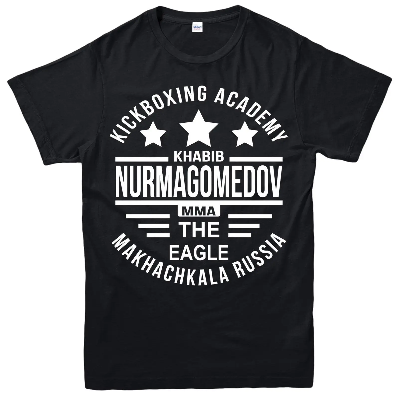 Футболка Kickboxing Academy Топ Khabib Nurmagomedov The Eagle machacala Россия | Мужская одежда