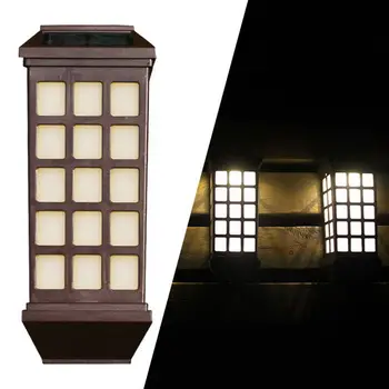 

2 Pcs Solar Light Extended Version Zero Power Consumption Wall Lamp IP65 Waterproof Garden Landscape Fence Decoration _W