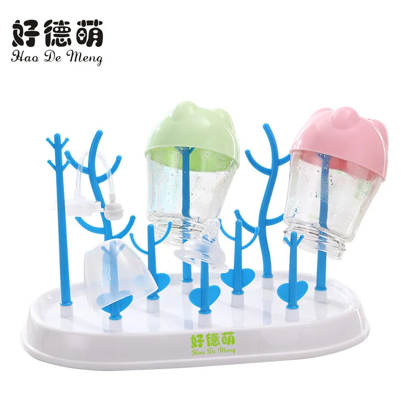 

Baby Products Bottle Drying Rack Food Supplement Supplies Storage Draining Shelf New Style Multi-functional Glass Bottle Drying