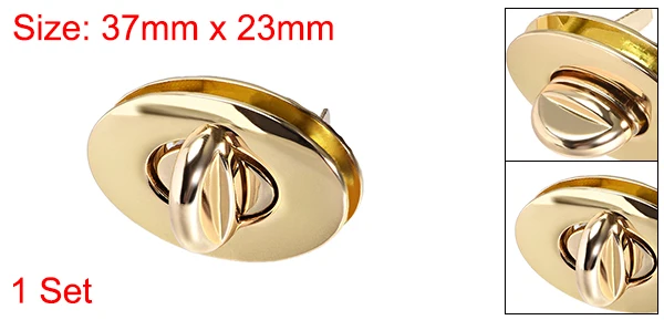 Light Gold 37x23mm Uxcell 1 компл. Овальные кошельки твист замок клатчи закрытия для DIY мешок решений 23x17 мм 33x19 мм 37x23 мм 30x24 мм 35x28 мм 4 цвета - Цвет: Light Gold 37x23mm