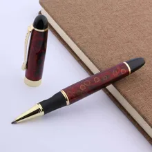 JINHAO X450 красный Ледяной цветок Золотая отделка 0,5 м роллербол ручка