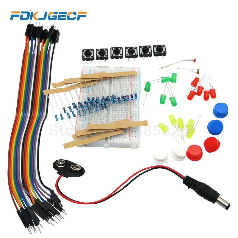 

Starter Kit UNO R3 Mini Breadboard LED Jumper Wire Button for arduino Diy Kit