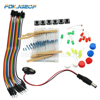 

Starter Kit UNO R3 Mini Breadboard LED Jumper Wire Button for arduino Diy Kit