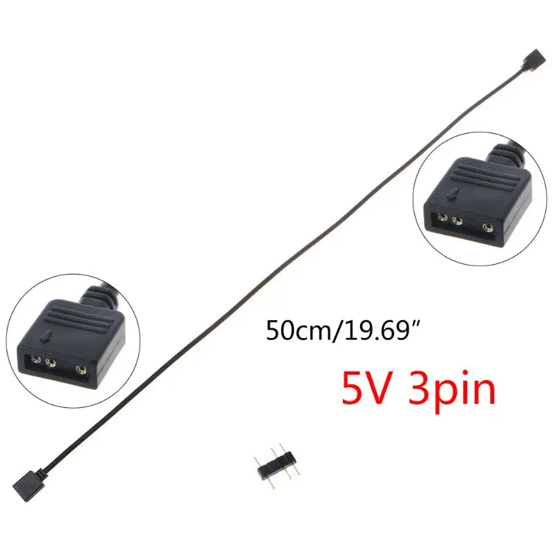 5V 3Pin Интерфейс передачи Удлинительный кабель RGB разделительный шнур для A-SUS