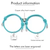 97999-9b473b.jpg 2 pièces/ensemble personnalisé 26 lettres charme couple Bracelet mode coeur aimant attirer tressé corde bracelets pour femmes hommes en gros