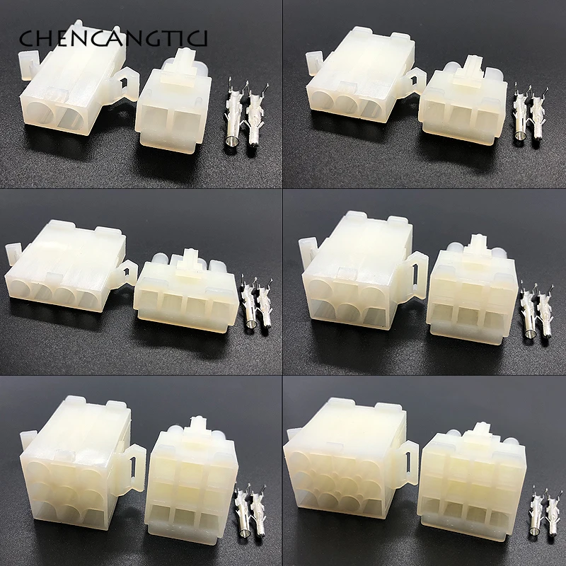

1 set 2/3/4/6/9/12 pin/way 6.7mm 3191 series spaced line to line air docking large current electronic bar connector