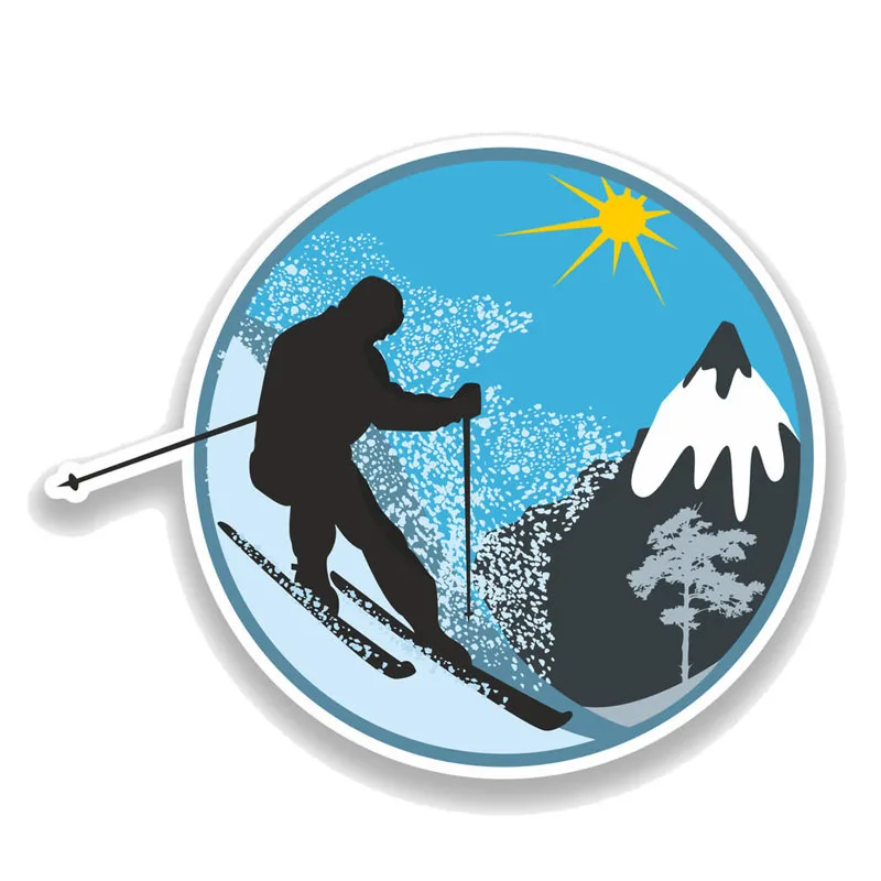 

Thrill Seeker Travel Mountains Decal Car Sticker Window Decoration Windshield High Quality Vinyl Scratches Waterproof PVC