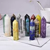 1PC Natural Stones Crystal Point 36 Color Tower Amethyst Rose Quartz Healing Stone Energy Ore Mineral Obelisk Home Ornaments ► Photo 3/6