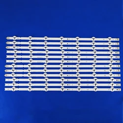 Bande lumineuse LED avec rétro éclairage, pour LG 55LB7200 55 "V14 Slim DRT LC550D, 12 pièces, nouveau Kit 