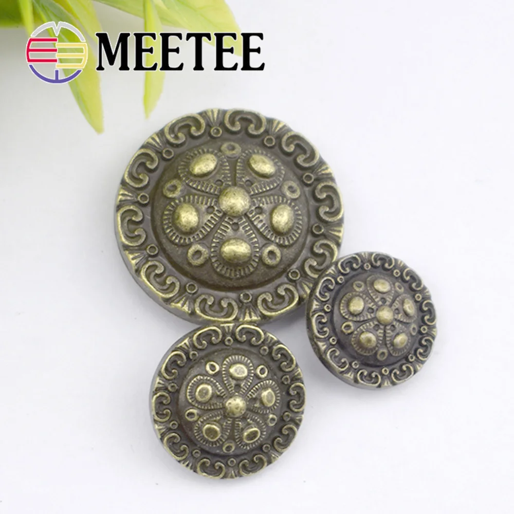 10pcs 15/17/25mm Retro Metal Snap Buttons Fastener Wallet Leather Buckles Clothes Combined Button DIY Garment Accessories D3 7|snap fastener|buttons
