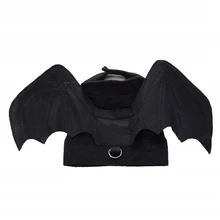Креативный фестиваль костюмы для домашних собак крылья летучей мыши вампир черный милый маскарадный костюм Хэллоуин для домашней собаки кошки щенка костюм