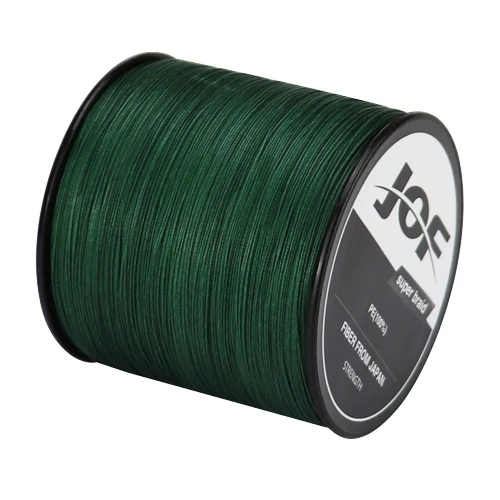 JOF Pesca 4 Strands Braided PE Fishing Line 300M Fly Wire Multifilament Carp Wire Japan Multicolor Tool Sea Line Super Strong Green