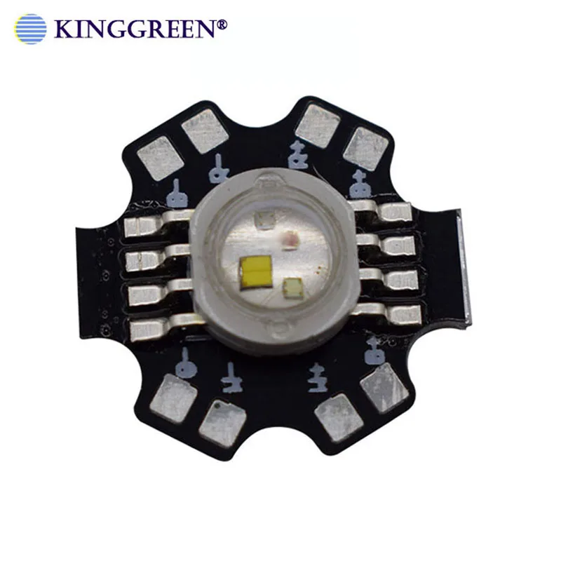 20X4 Вт Светодиодная лампа RGBW бисер 8 pin с 20 мм, алюминиевая печатная плата светодиодный светодиод