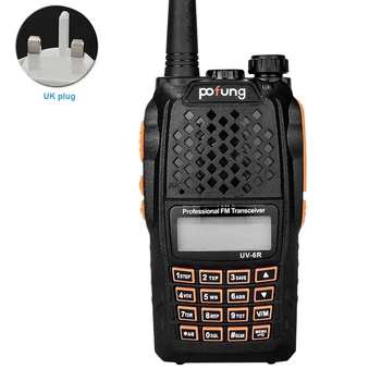 

Radio Wireless Dual Band Transceiver Lightweight Outdoor Handheld FM Black Anti Fall Walkie Talkie Portable For Baofeng UV-6R
