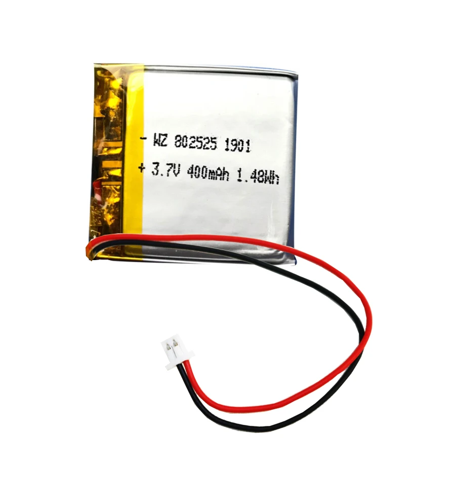 3 7 V литий-полимерная батарея 802525-400 мАч Bluetooth аудио с косметическим эффектом
