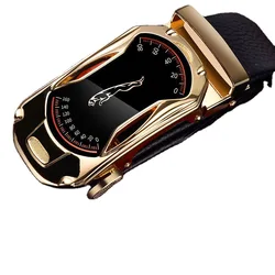 Men's Automatic Buckle Belt Head Zinc Alloy Toothless Belt Buckle Suitable For 3.4cm Wide Body Waistband Accessories 21 Styles