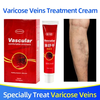 

Vascular Comfortable Repair Ointment Varicose Veins Treatment Cream Relief Veins Pain Phlebitis legs Varicose Veins Health Care