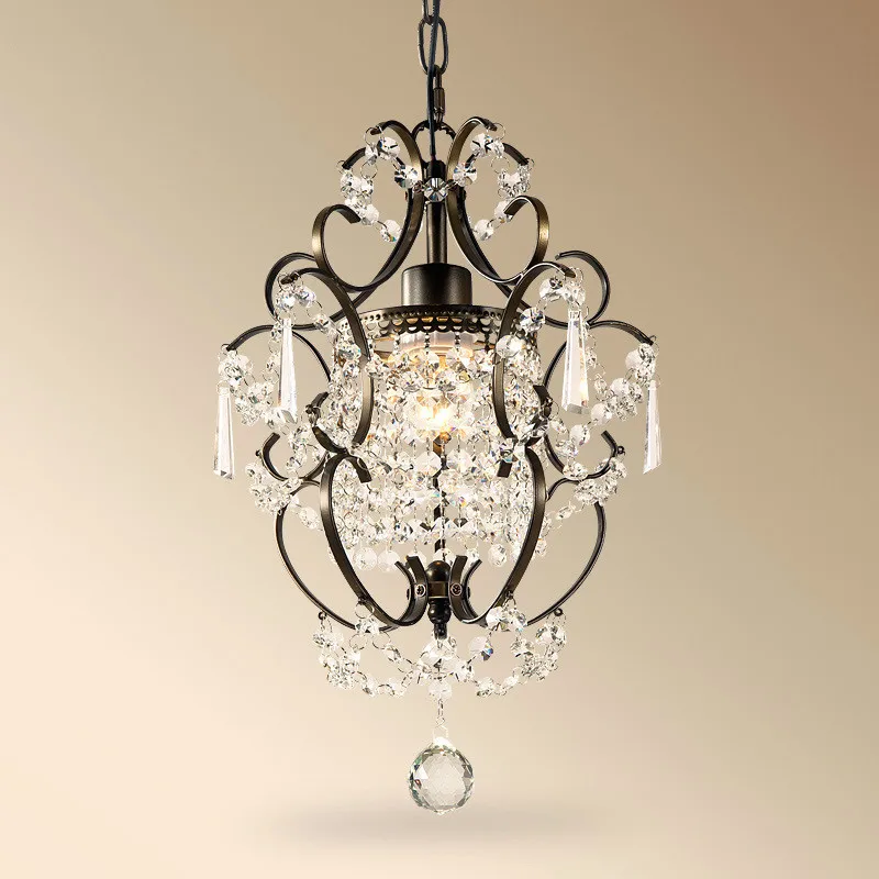 Modern Creativity Crystal Chandeliers Small Chandelier Ceiling Lights Fixture for Living Room Bedroom Restaurant  WF1014