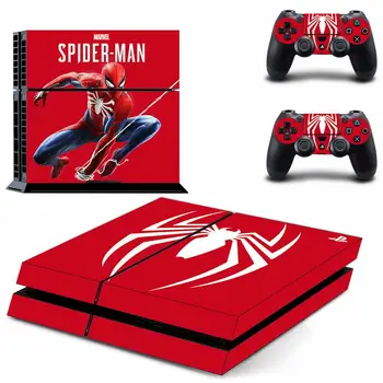 

The Avengers Spiderman PS4 Stickers Play station 4 Skin Sticker Decals For PlayStation 4 PS4 Console and Controller Skins Vinyl