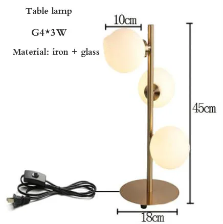 3 heads table lamp Современный светодиодный светильник для гостиной, скандинавские светильники, прикроватное освещение, домашнее декоративное освещение, Светильники для спальни, напольные лампы - Цвет абажура: 3 heads table lamp