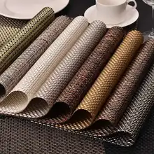 Napperon antidérapant imperméable imprimé, tapis de Table, en plastique PP, thermo-isolant, vaisselle, tampons de bol, accessoires de cuisine