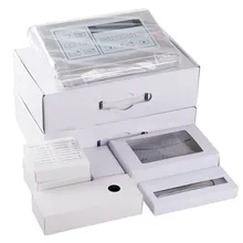 DHL полный цифровой профессиональный набор для татуировок татуировки бровей губ ручка и Перманентный макияж машина татуировки педаль