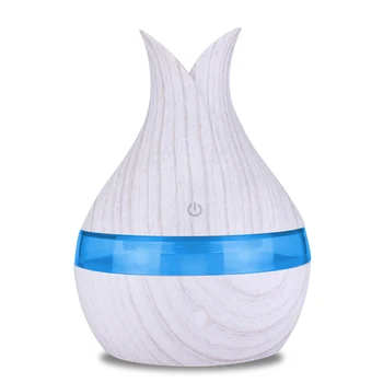 

Moon Light USB Wood Grain Essential Oil Diffuser Ultrasonic Air Humidifier Home Mini Aroma Diffuser Aromatherapy Mist Maker
