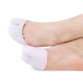 

Men Women Protective Soft Foot Health Elastic Correction Holes Pain Relive Silicone Home Toe Separator