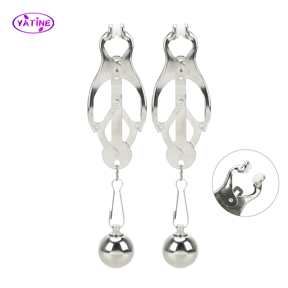Nipple Clamps Clit Clips Sex Toys Bondage Set Adult Games For Women