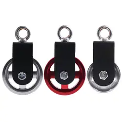Single Swivel Pulley Block 360Rotation Gym Pulley System Roller Lifting Wheel For Wire Rope Cable Machine DIY Attachment