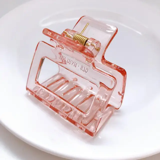 1PC Barrettes  Hair Claw For Women Acrylic Hairpins Hair Crab Claws Girls Make UP Washing Tool Accessories Women Hair Clips 2021 23