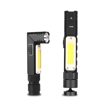 

New 10000LM LED Flashlight Ultra Bright Waterproof COB Light USB Rechargeable Torch Tail Magnet Work Light 90 Degrees Rotate Lam